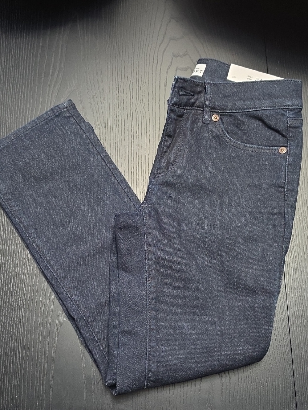 LOFT Dark Blue Denim Capris